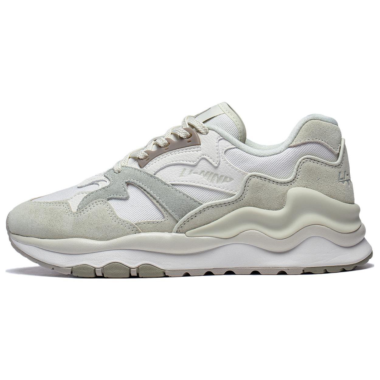 

new LiNing 001 Mountain Sea Slip Resistant Low Top Running Shoes Women s Ivory Light Tea Brown Green 36