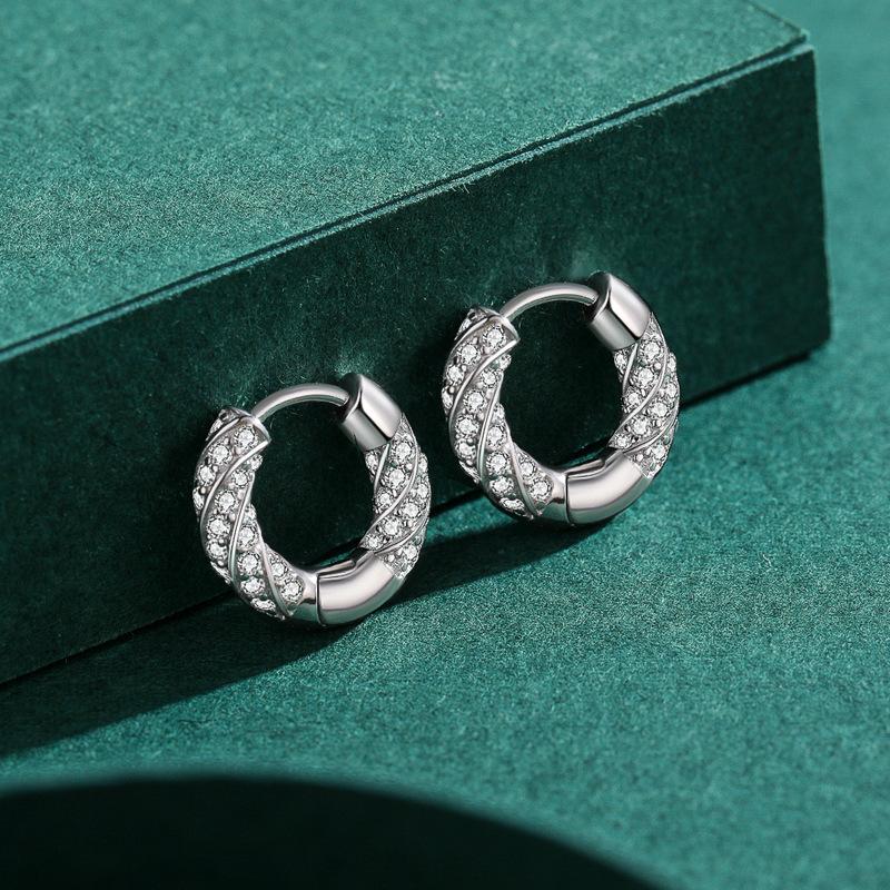 Tancise 925 Sterling Silver Zircon Earrings Drop Earrings For Women Wedding Party Gifts