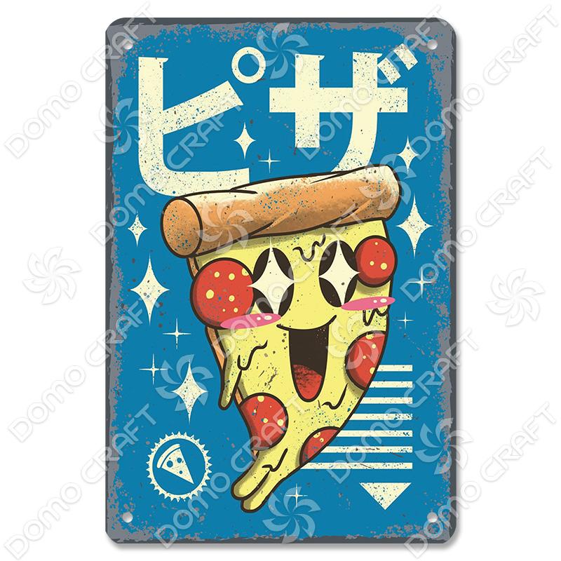 Japon yemekleri posteri Metal plak teneke işareti Vintage Ramen bira Metal plakalar duvar dekoru Bar Pub mutfak ev