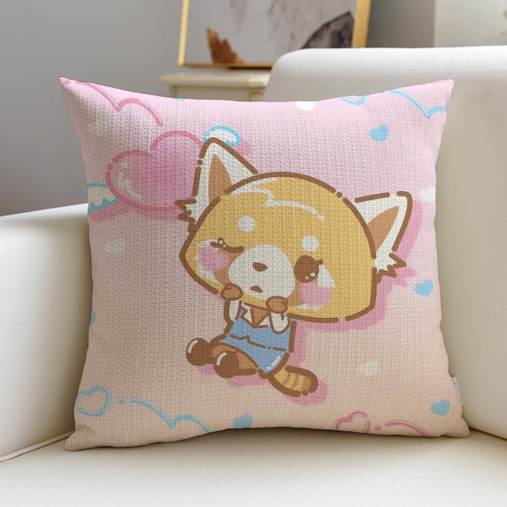 Feisty AAggretsukoS Cushion Cover Breathable and skinfriendly linen pillowcase square removable and washable cushion