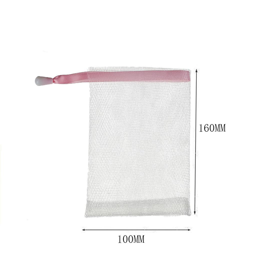 Mirhua Seife Schäumendes Dichtes Netz Einfach zu Machen Für Hand Gesicht Packung mit Zufälligen Farben Netz, Netz, Schaum, Material, Schaum, Hängend, Waschen, Waschen, Bad, 5,