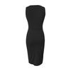 Bodycon Cocktail Dresses for Women Sleeveless V Neck Ruched