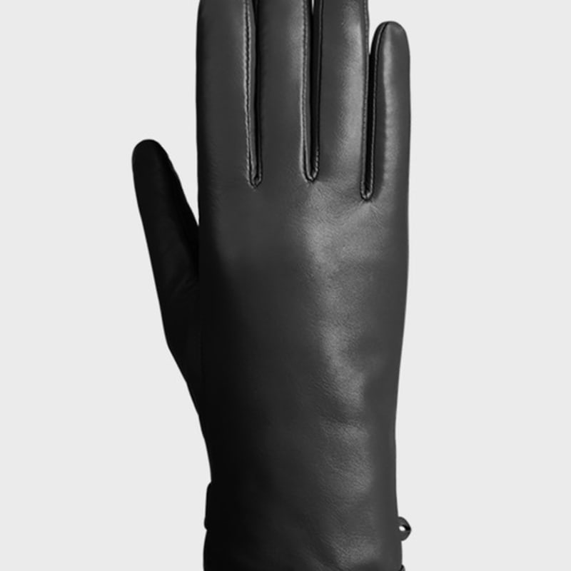 

SARTOR Женские перчатки из мягкой кожи с поясом Черные M