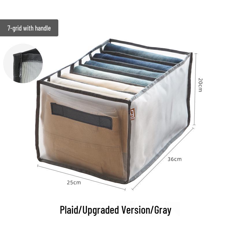 Underwear Storage Box: Foldable Organizer for Bras, Panties, and Socks with Dividers for Women's Drawers