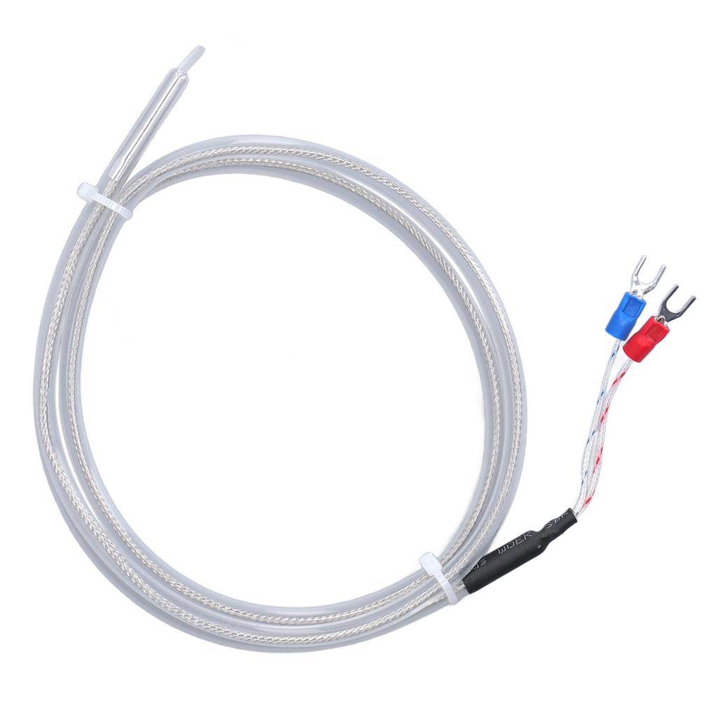 BERM K Type Thermocouple High Accuracy PT100 Temperature Transducer Probe 0‑200℃ 1 Meter Length