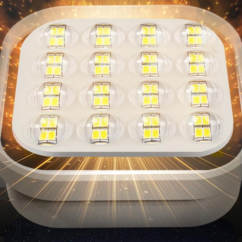 Solar Chargin Tent Strong Light With Magnet Zoom Portable Torch Camping Lantern Work Maintenance Lighting Led