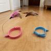 Cat Collar Toy Interactive Teasing Wand Kitten Cat Feathers Toys for Indoor Outdoor Park Home Daily Exercise Training