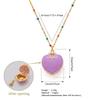 Cute Enamel Star Locket Necklace Open Ring With Hidden Mini Doll Gold Plated Chain For Girls Daily Wear Birthday Gifts