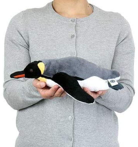 Calorata Gentoo Penguin Plush Toy Realistic Penguin Animal Toy Doll Gift Present Birthday Christmas Present (Standing, Parent/Soft Touch) (Twice