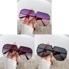 Fashion Oversized Metal Sunglasses For Women With Uv400 Protection For Summer Beach Outings