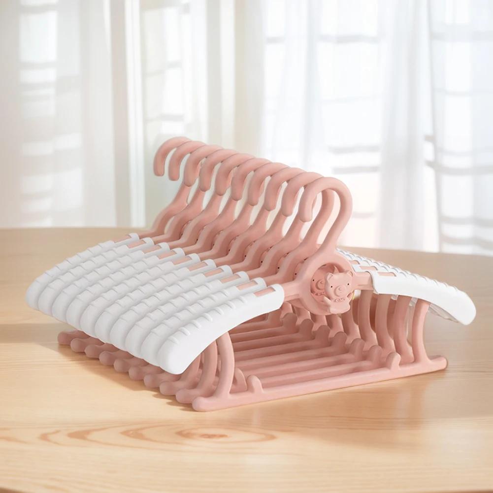 

10 шт. выдвижная вешалка для детской комнаты, экономящая место, детская вешалка для одежды, детская вешалка для пальто