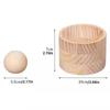 Wooden Dumpling Wrapper Quick Easy Dumpling Skin Pressing Tool Dumpling Skin Maker  Pastry