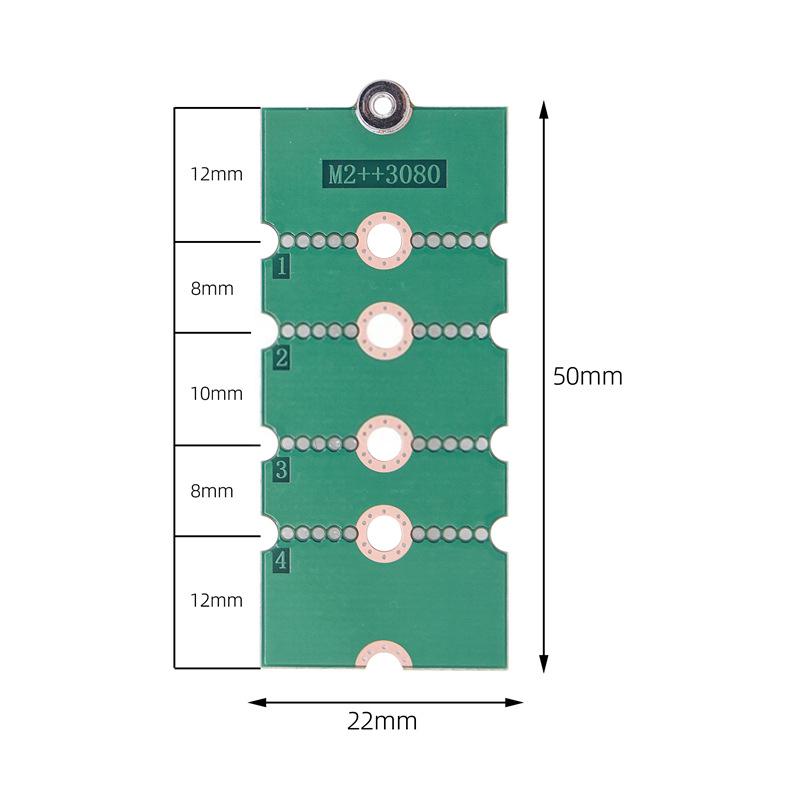 M.2 Ssd Adapter Card 2230/2242/2260 To 2280 Transfer Card Universal Extension Rack Board Riser Card Convert Card