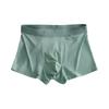 Summer Men's Ice Silk Underwear Youth Four Cornered Underwear Mid Waist Elastic Shorts