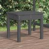 VidaXL Garden Bench Grey 50x44x45 Cm Solid Pine Wood 823992
