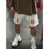 FEAR OF GOD Summer Basketball Pants - Heavyweight, Breathable, High Street Casual, Loose Fit