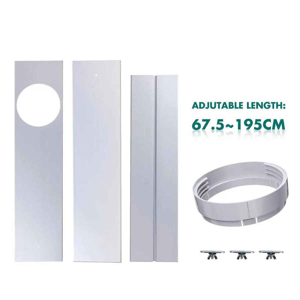 Portable Air Conditioner Window Seal Air Vent Exhaust Slide Plate Dia 15cm Window Adaptor Pipe Hose Air Conditioner Accessories