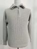 Men's Solid Color Knitwear: British Style Lapel Sweater