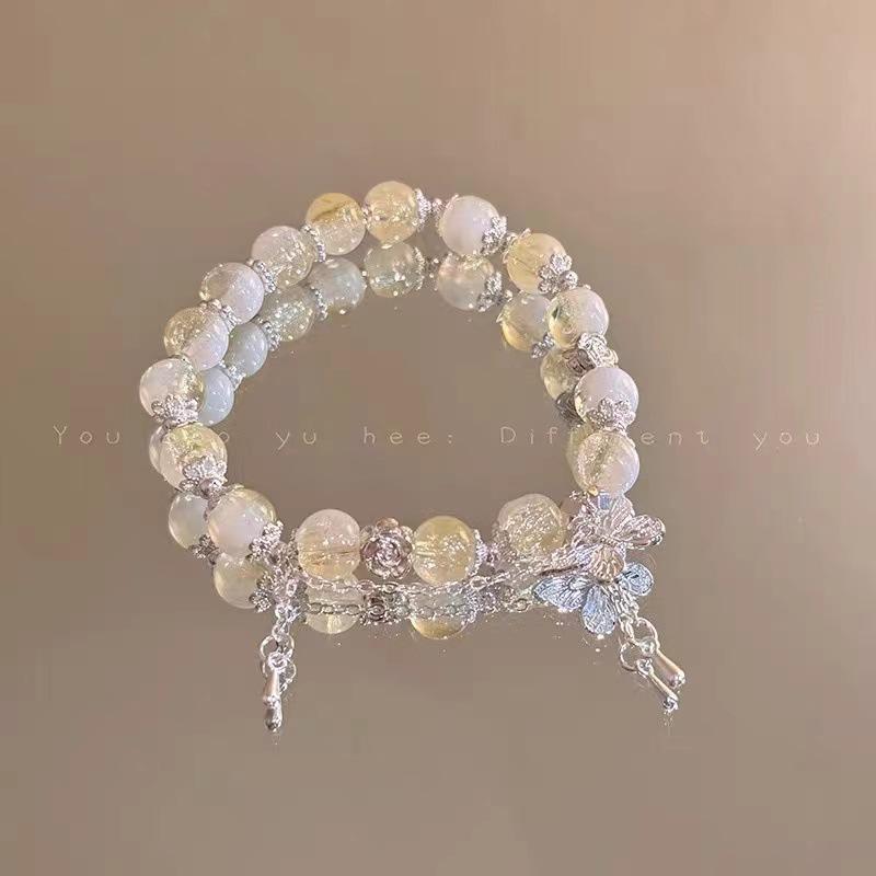Alloy Summer Unique Womens Bracelet With Butterfly Tassel New Fashion Chinese