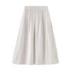 Chuyu Textured High-Waist A-Line Skirt