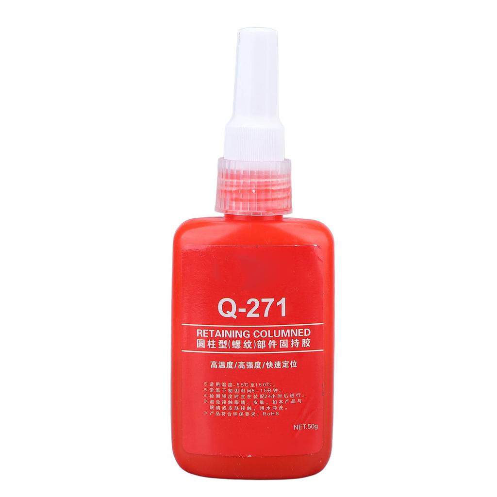 Threadlocker Reduce Abrasion Prevent Corrosion Weather Resistance Red Thread Lock Sealer 50g
