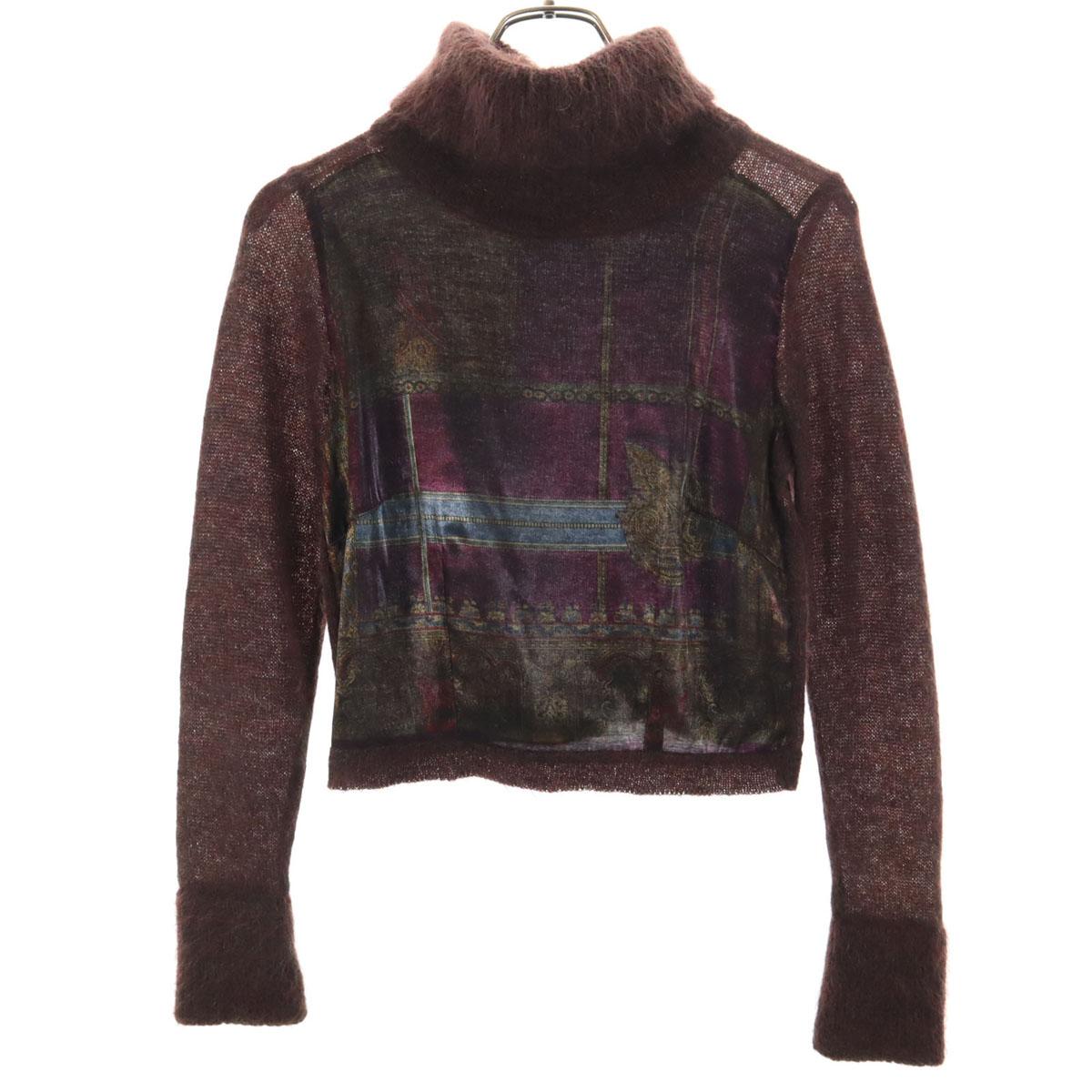 

Etro Вязаный лонгслив 38 Фиолетово-коричневый Женский Б/у