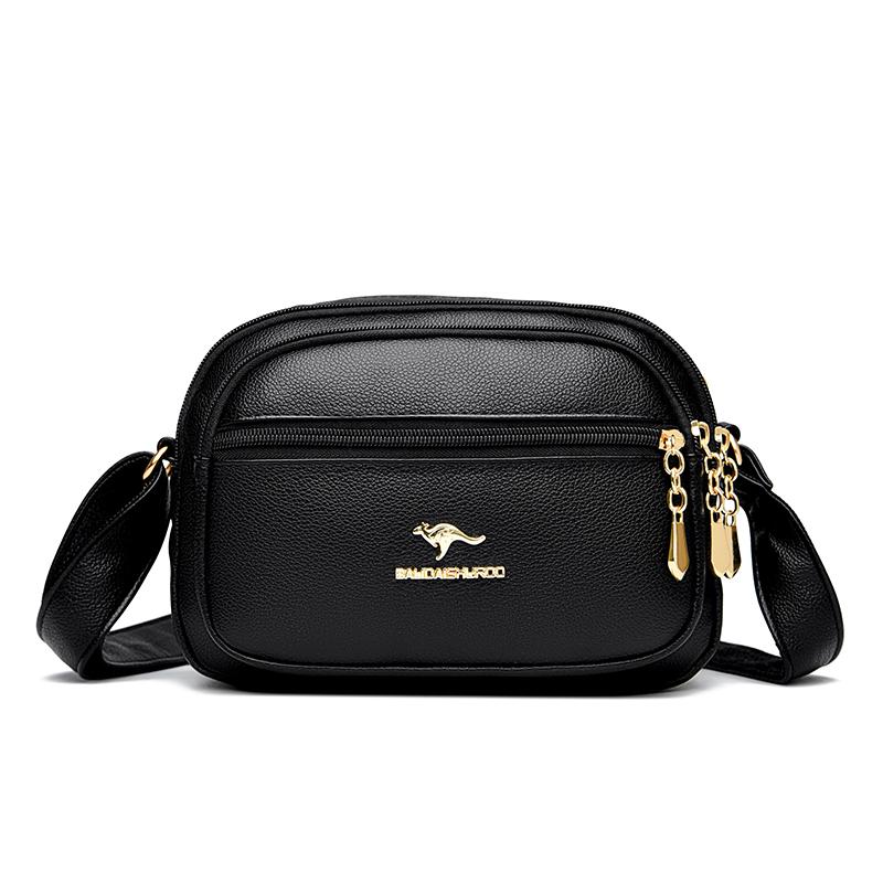 Jednoduchá a módní taška přes rameno pro ženy, Retro crossbody taška, Taška přes rameno s více přihrádkami vhodná pro každodenní použití, Nakupování, Dojíždění