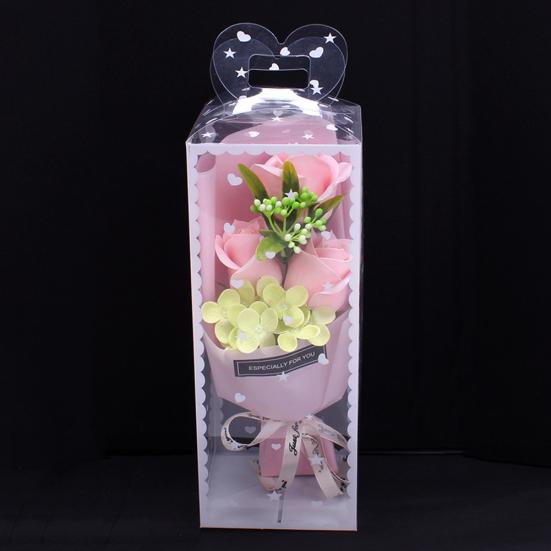 1 Bouquet Artificial Soap Mother Day Rose Flower Valentine Gift Wedding Decor
