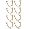 Exquisite DIY Sewing Supplies Hooks Chain Magnetic Buckle Brooch Buckles Roll Up Pants Legs Alloy Change Shorts Trouser Legs