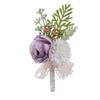 Bride Bridesmaid Brooch Wrist Flower Artificial Rose Brooch Opening Ceremony Sister Lapel