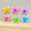 10Pcs Cute and shiny colored cartoon hollow butterfly Flat Back Scrapbook Figurine DIY Bow Decor Accessories Crafts