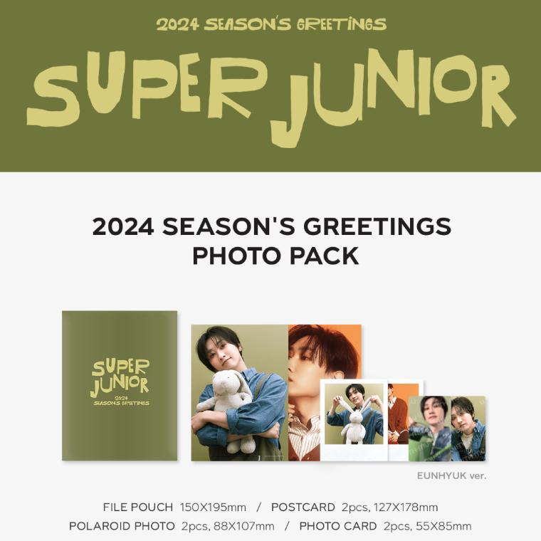 

Оформите предзаказ SMTOWN 2024 Season s Greetings Photo Pack SUPER JUNIOR ver.