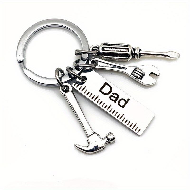 

Fashion Daddy Letter Keychain | Creative Hammer Screwdriver Wrench Keychain, Handbag Decoration, Tassel Pendant