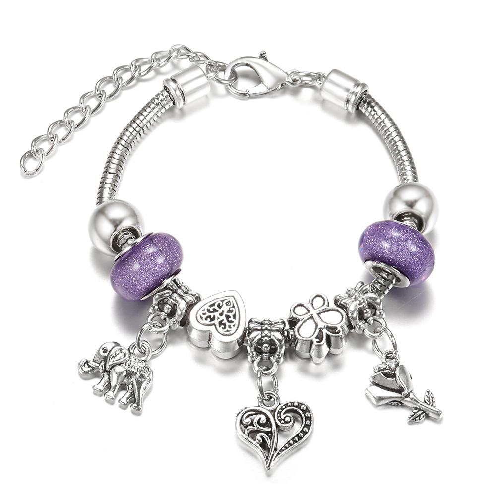 

Adjustable Tree of Life Charm Bracelet with Rhinestone Beads Lobster Buckle Snake Chain Dragonfly Owl Jewelry 5 Colors 65MM Adjustable