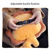 Cartoon Animal Car Tissue Box Creative Short Plush Armrest Tissue Box Car Seat Back Hanging Tissue Holder Cute Car Accessories