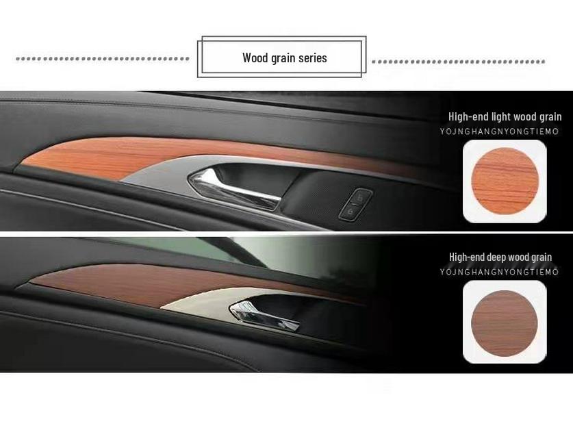 Jetour X70PLUS Carbon Fiber Interior Gear Shift & Door Anti-Kick Sticker