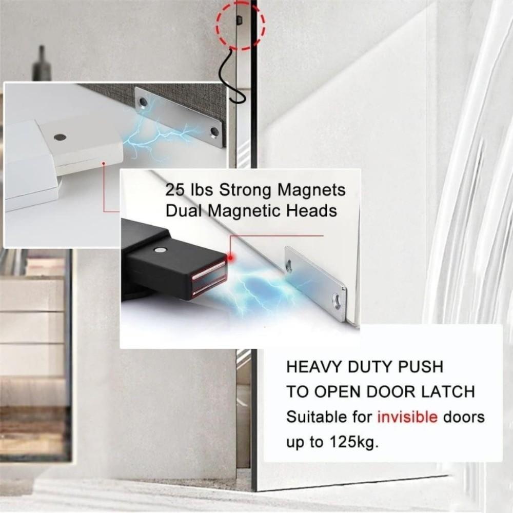 4pcs Push To Open Magnet Cabinet Catch Press Snap Cabinet Door Rebounder DIY Supplies