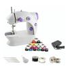Mini Sewing Machine LED Light Battery Powered Plastic Stainless Steel Kids Sewing Machine for Home
