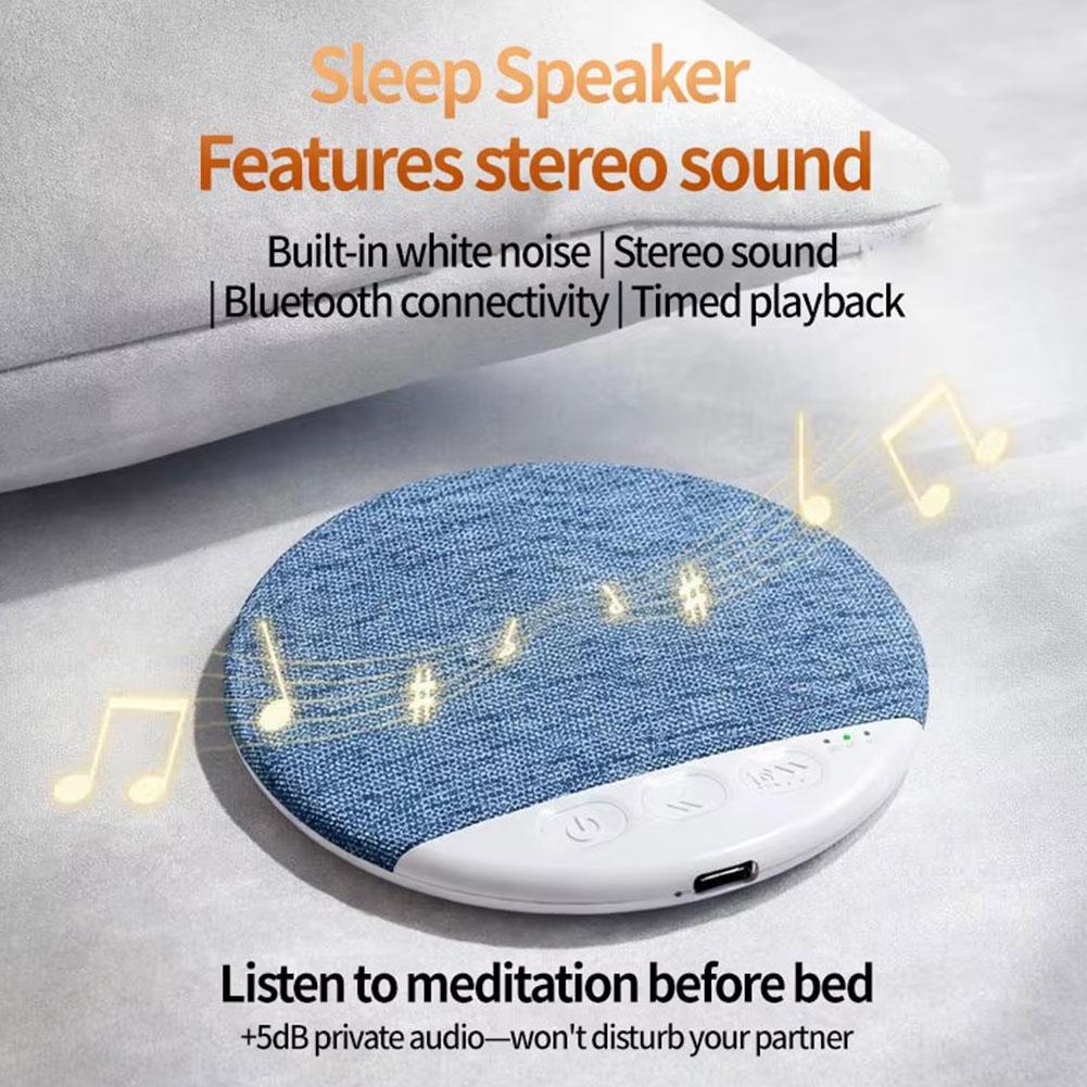 Mini Sleeping Bluetooth Speaker Under-pillow Personal Audio Wireless MP3 Music Player Ultra Thin Speaker Long Battery Life
