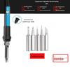 Digital Display 60W Adjustable Temperature Electric Soldering Iron Kit