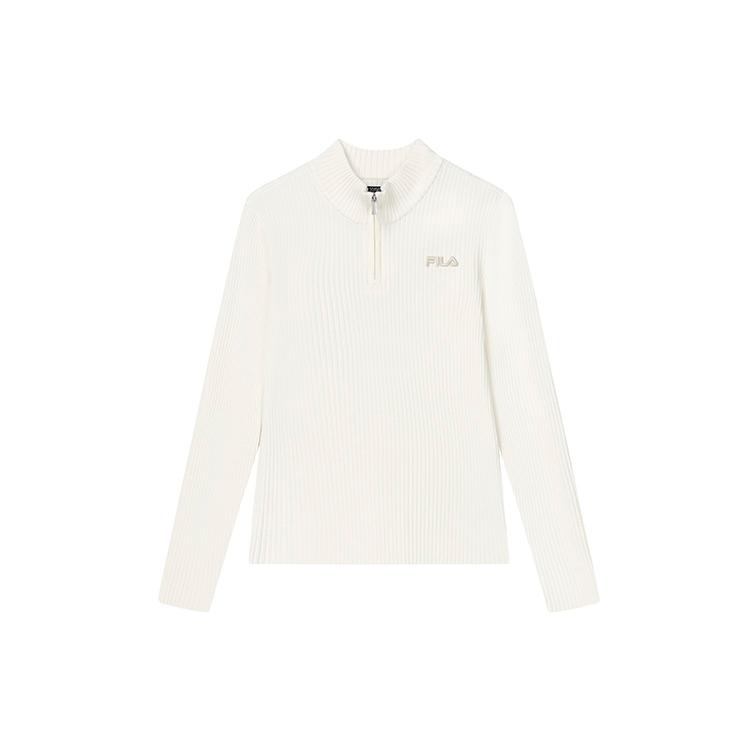 New FILA Knitwear Women's Pear Blossom White F11W248408F-IV