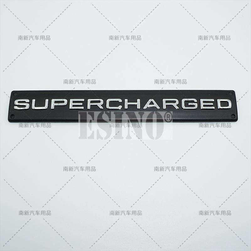 Car Styling Supercharged 3D ABS Adhesive Emblem Rear Trunk Badge Fender Sticker Car Body Decal Auto Accessory чёрный