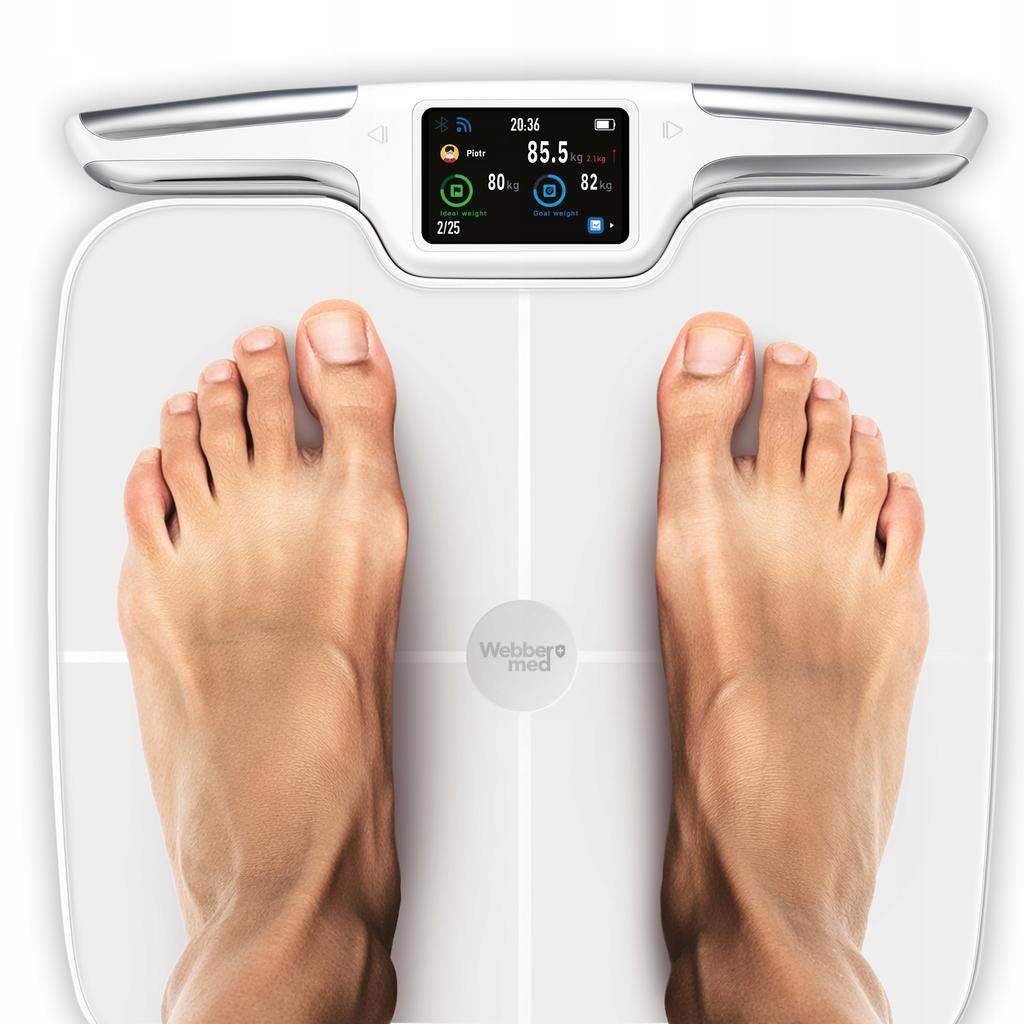 Analytical Bathroom Scale 57 Parameters Apple Health, Google Fit, WIFI