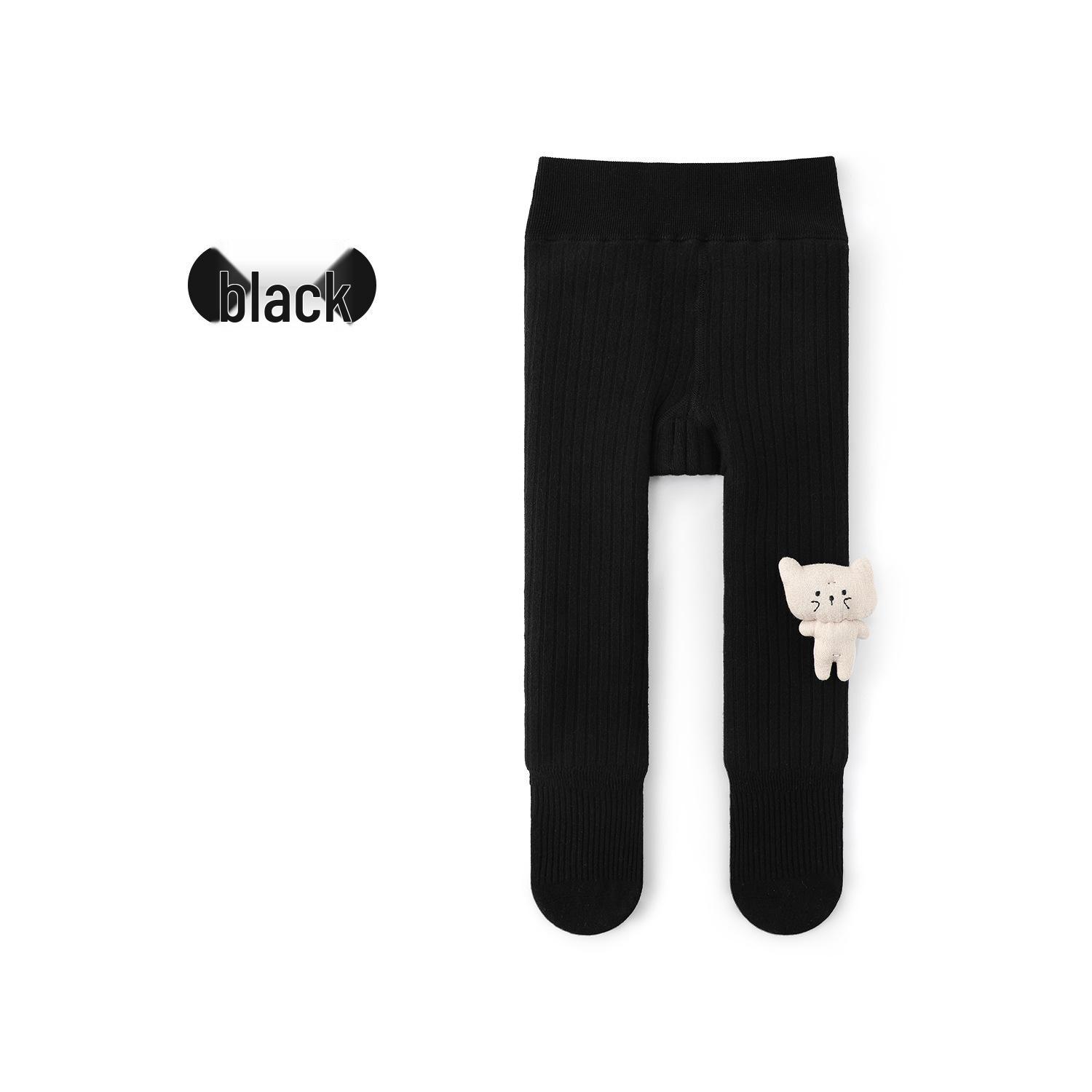 Autumn/Winter Kids  Cartoon One-Piece Tights: Plush, Thick & Warm M (90-102cm)