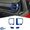 Control Console Dash Two Side Air Vent Cover Decor Trim For Ford F-150 21+ Blue