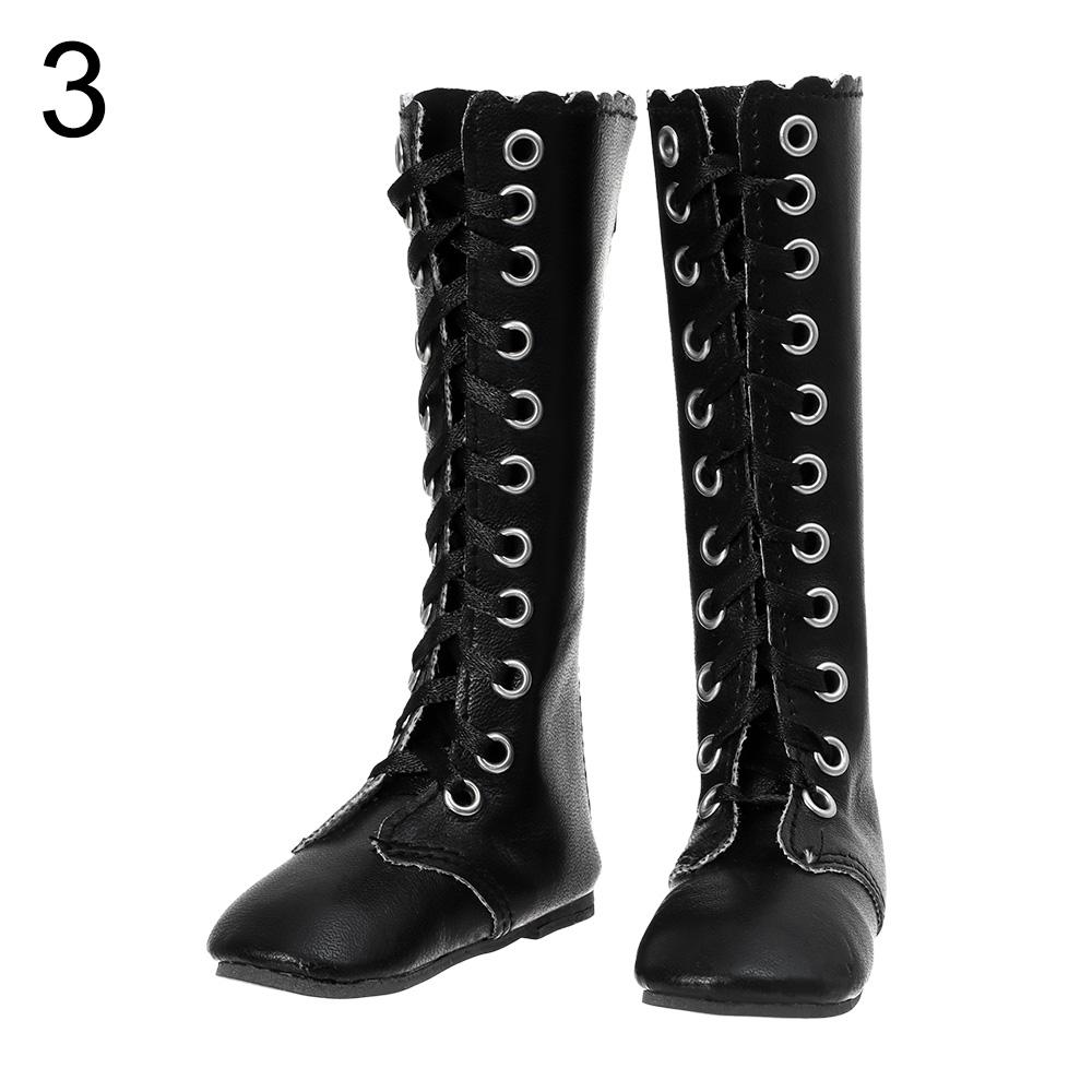 Fashion PU Doll Boots High Heel Princess Shoes For Bjd 1/3 Doll Shoes Accessories 60cm Doll Clothes Wearing Play House Kids Toys