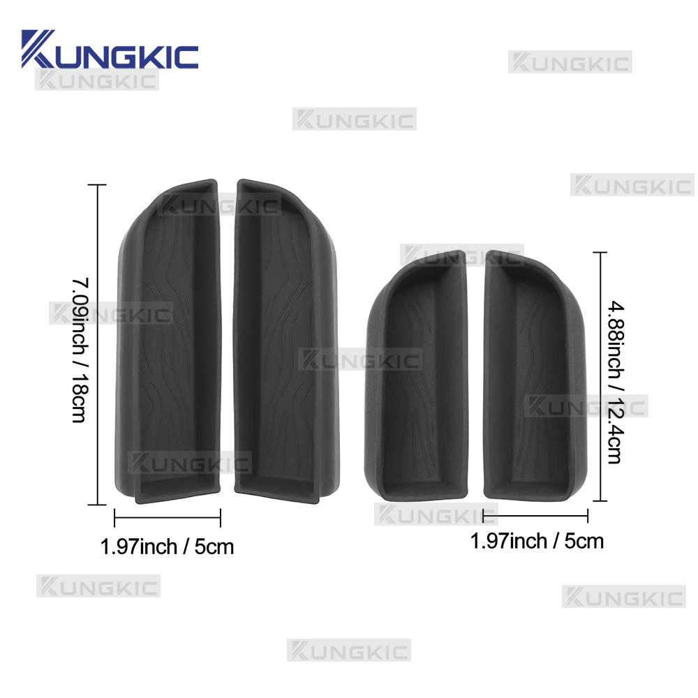 Car Door Handle Storage Box for Subaru Forester 2025 2026 2027 Silicone Organizer Tray Interior Accessories Anti-Scratch
