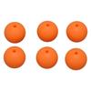 105pcs 15mm Silicone Beads Bulk Round Silicone Beads Loose Beads for Bracelet Necklace Keychain Making Orange