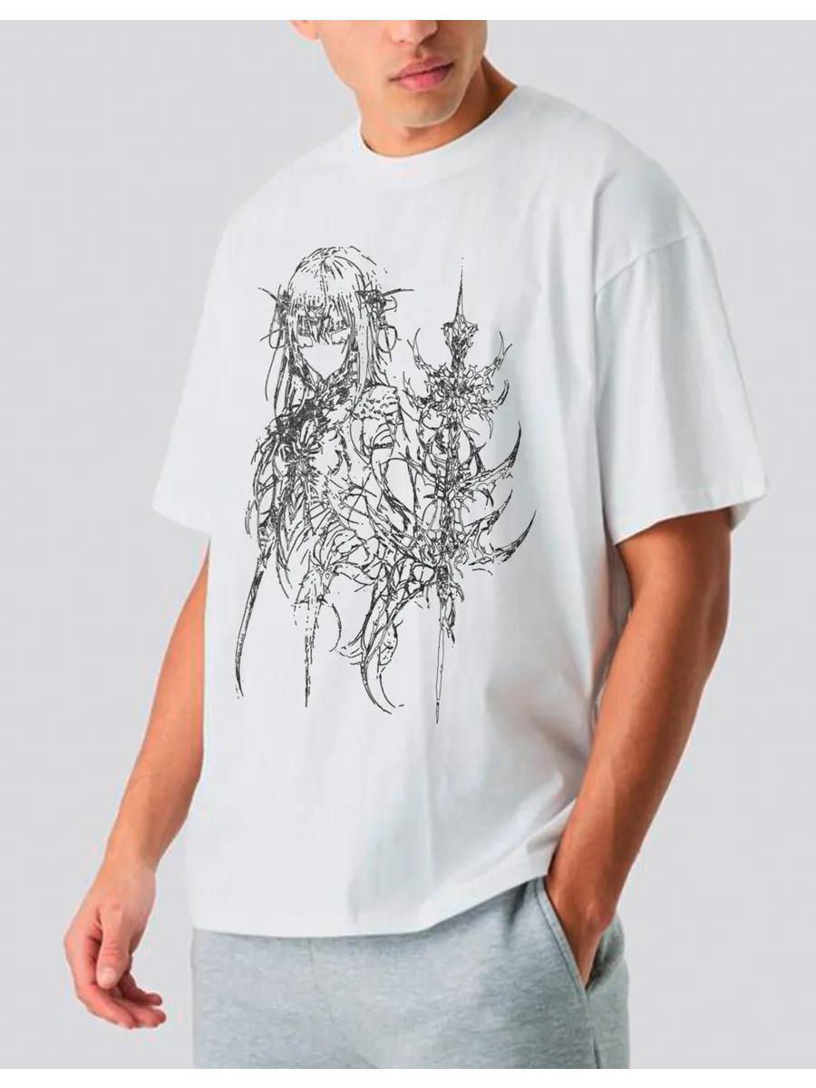 

Live with conscience slogan and print T-shirt S