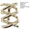 Yousheng Metal Ponytail Cuff Decorative Ponytail Holder Hair Clip Women Girls Golden Silver-color Alloy Long Hair Cuffs Hair